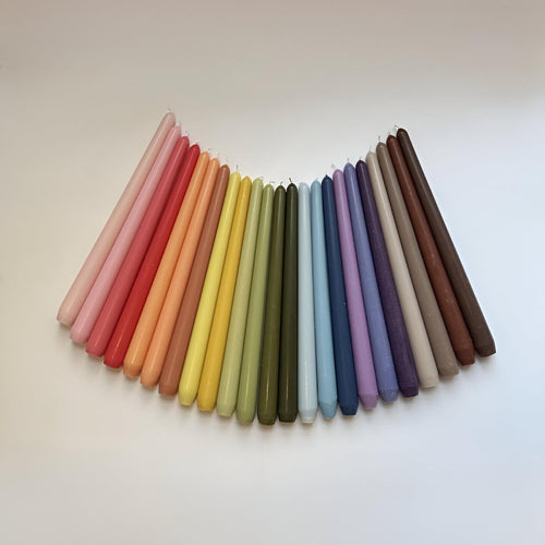 Lauren – 24 Rainbow Taper Candles (8-inch)