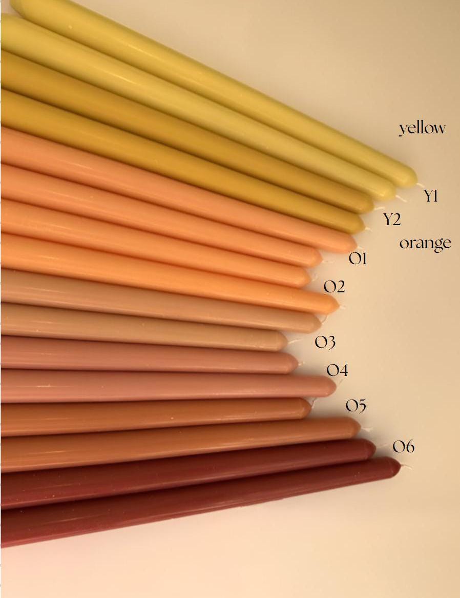 Taper Candles, minimal drip, candlesticks, colored tapers, wedding decor, party decor, paraffin wax, bulk, pair, single, custom,  8-10 inch