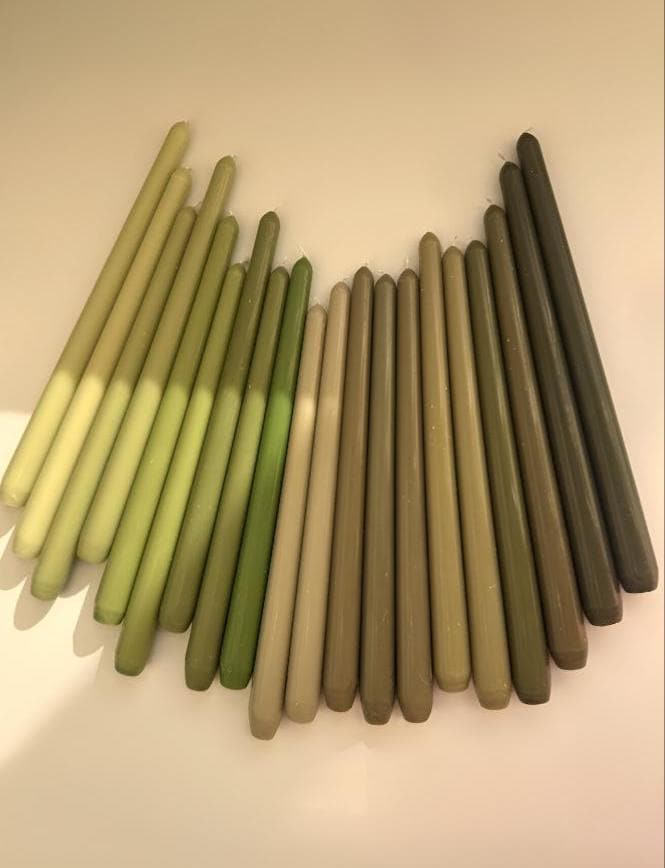 Taper Candles, minimal drip, candlesticks, colored tapers, wedding decor, party decor, paraffin wax, bulk, pair, single, custom,  8-10 inch