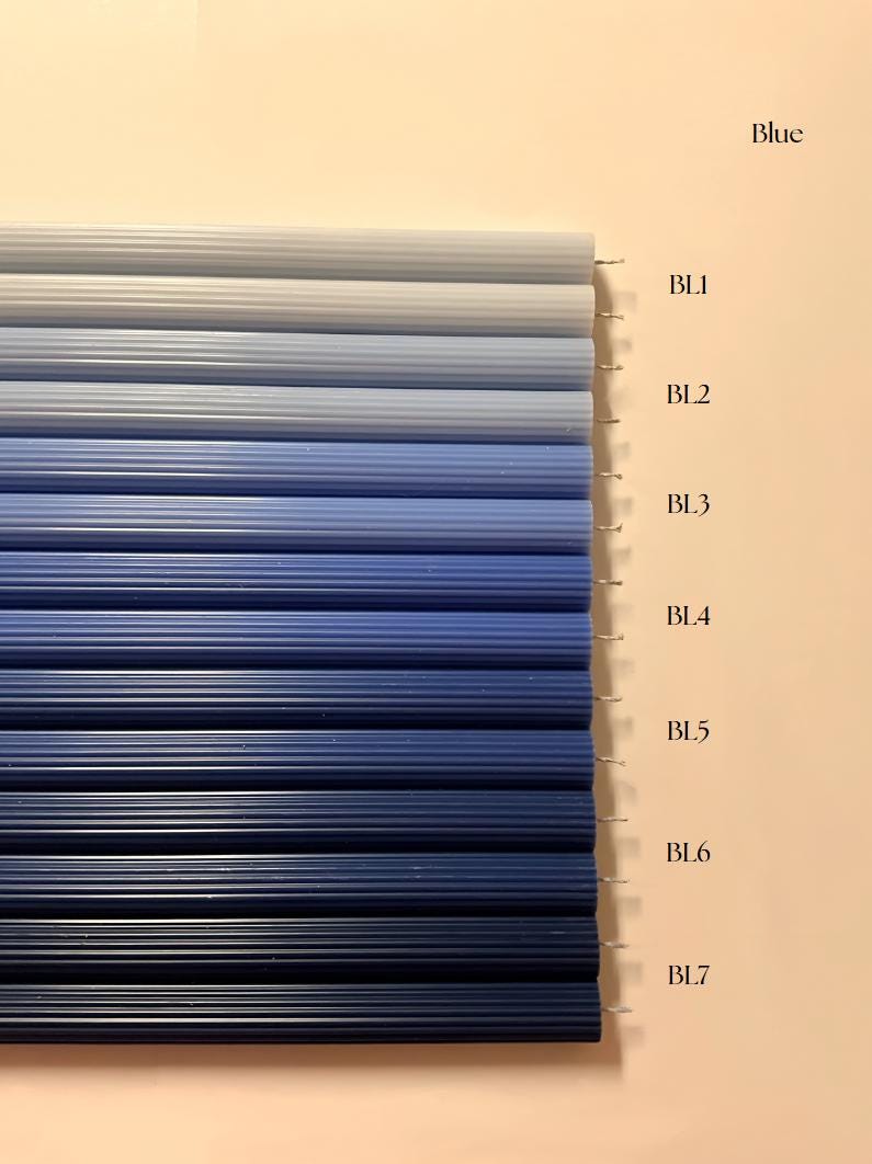 Michelle- AUD -Ribbed Taper Candles
