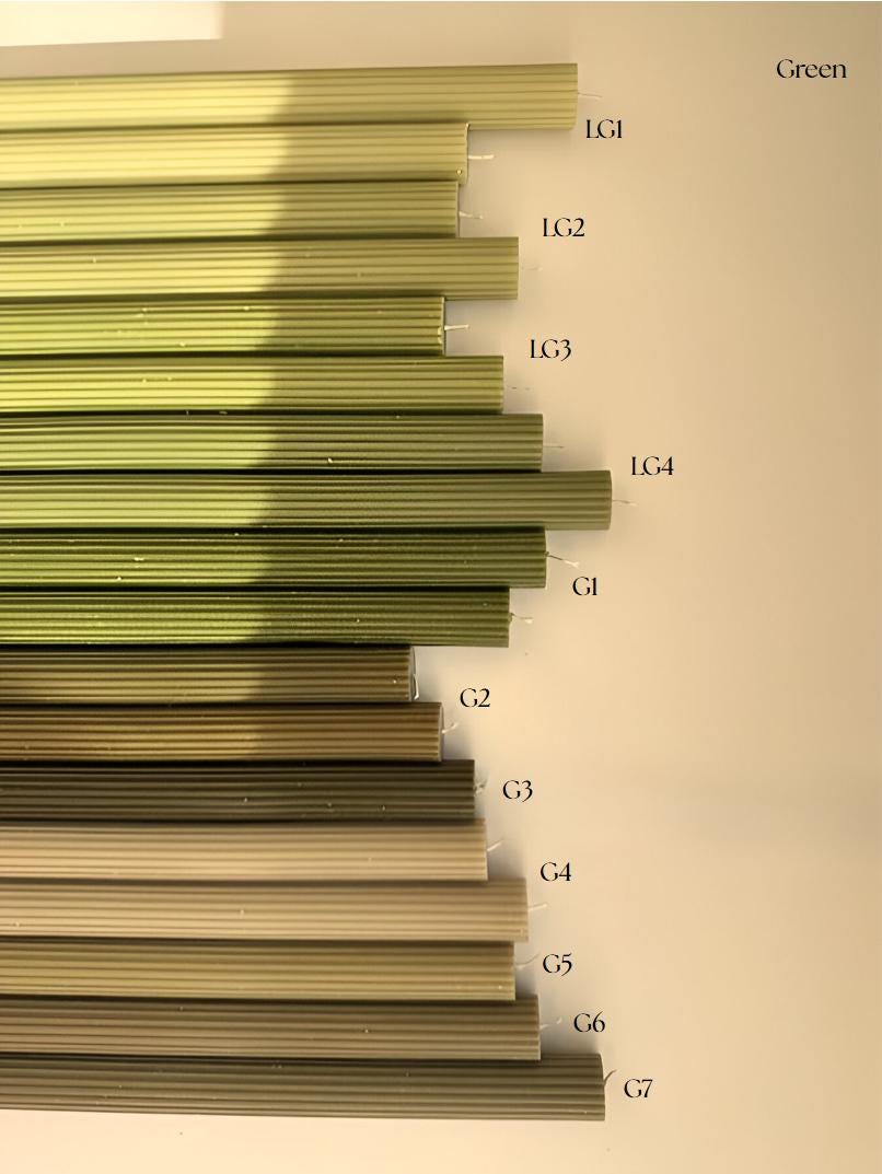 Michelle- AUD -Ribbed Taper Candles